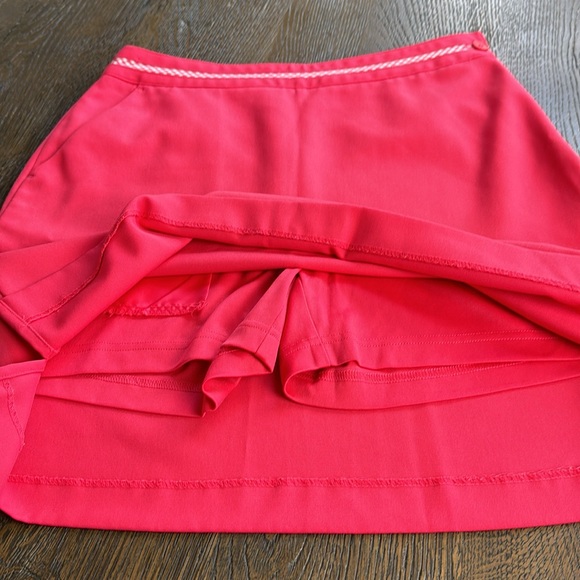 EV PRO™️ Size 4 'THE SAVOY' Hot Pink Side Zip Golf Skort - Picture 6 of 15